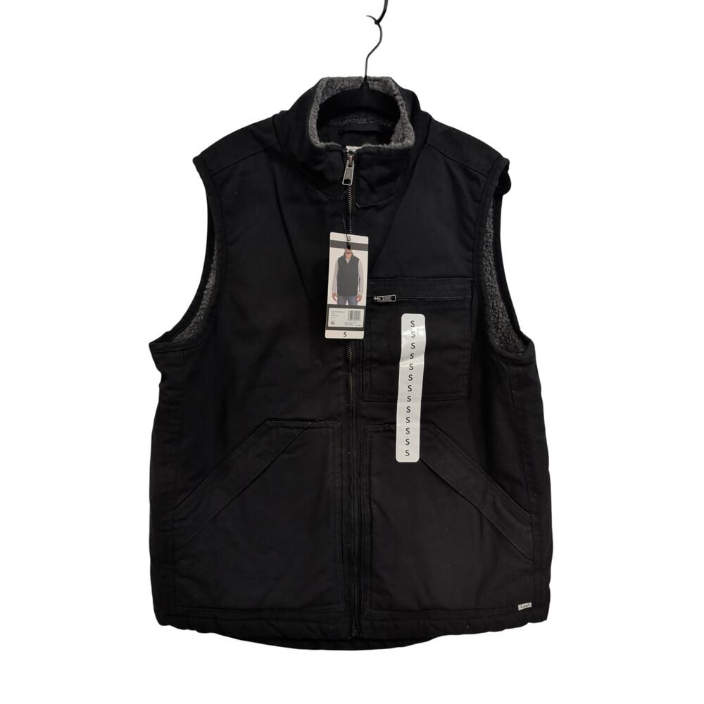 Lee Men's Workwear Vest Black Gray Size S